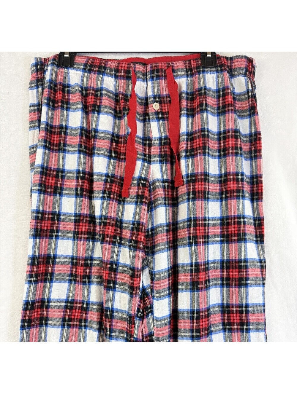 J Crew Flannel Pajama Pants Large Red Plaid Womens PJ Sleep